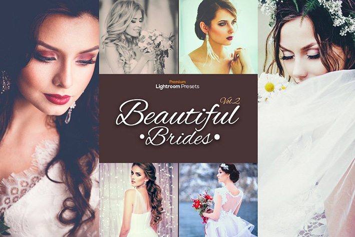 دانلود 35 پریست لایت روم حرفه ای عروسی : Beautiful Brides Lightroom Presets