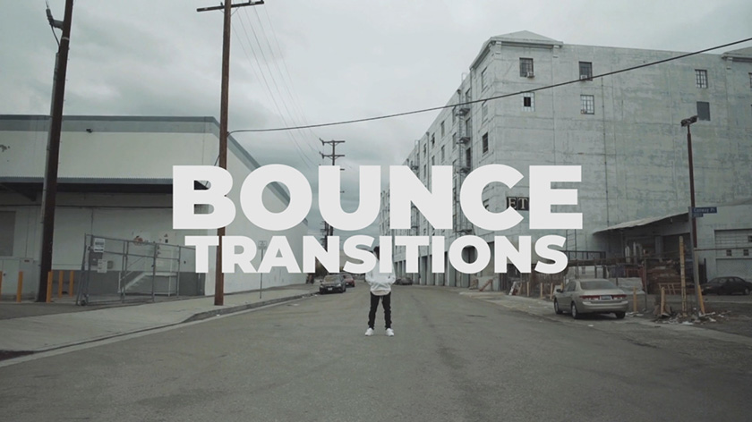 دانلود پکیج ترنزیشن حرفه ای و زیبای پریمیر  Bounce Transitions Transitions Premiere Pro