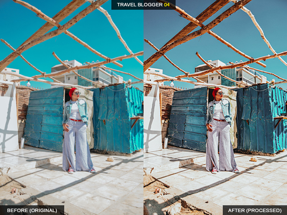 دانلود 12 پریست لایت روم جهانگردی : Travel Blogger Lightroom Presets