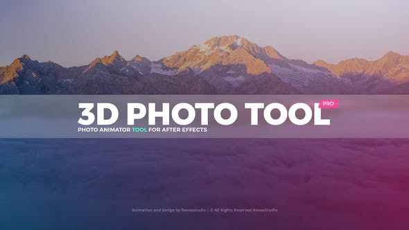 دانلود پروژه آماده افترافکت با موزیک : اسلایدشو و تیتراژ 3D Photo Tool Pro Professional Photo Animator