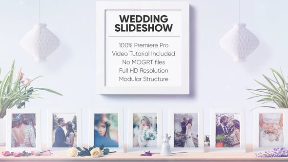 دانلود پروژه آماده پریمیر با آهنگ  اسلایدشو عروسی Wedding Slideshow