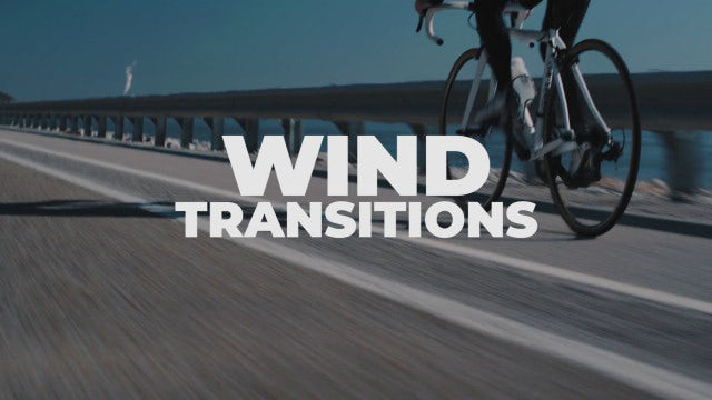 دانلود پکیج ترنزیشن حرفه ای پریمیر  motionarray Wind Transitions Premiere Pro