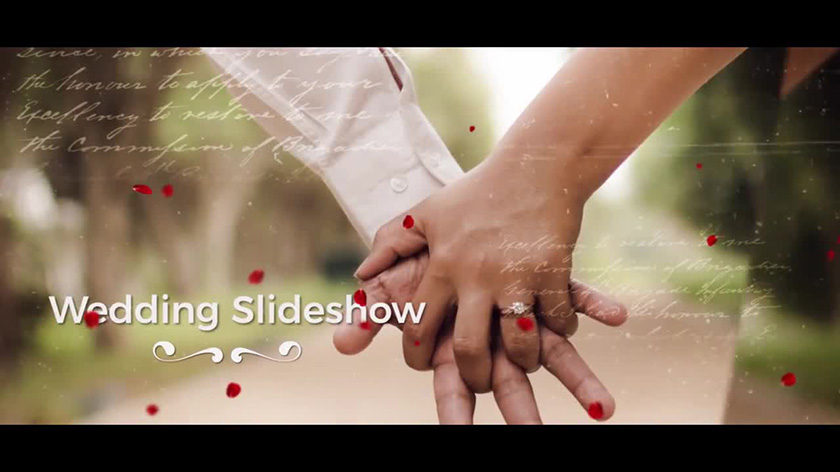 پروژه آماده پریمیر با موزیک  اسلایدشو عروسی Wedding Slideshow