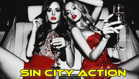 دانلود اکشن بسیار زیبای فتوشاپ Sin City Action