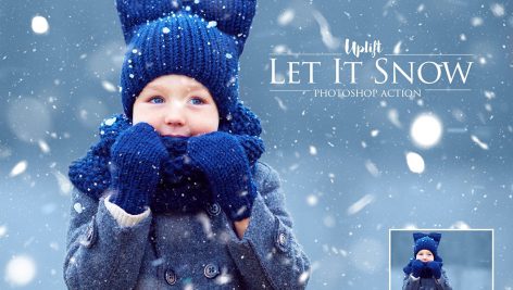 دانلود اکشن فتوشاپ Amazing 15 Snow Photoshop Action