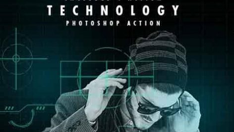 دانلود اکشن فتوشاپ : Technology Serie Photoshop Actions