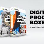 دانلود پروژه آماده افترافکت معرفی محصولات Digital Product Boxes