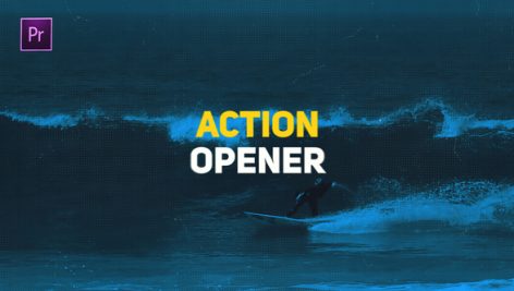 دانلود پروژه آماده پریمیر : تیتراژ Action Opener