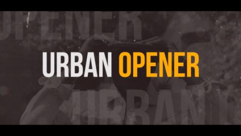دانلود پروژه آماده پریمیر : تیتراژ  Dynamic Urban Opener