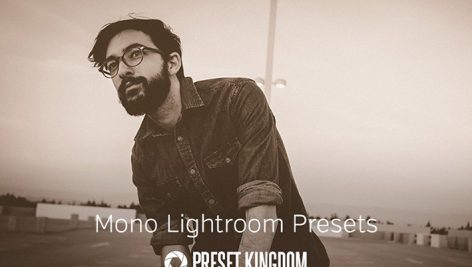 دانلود ۱۰ پریست لایت روم زیبا : Mono Lightroom Presets