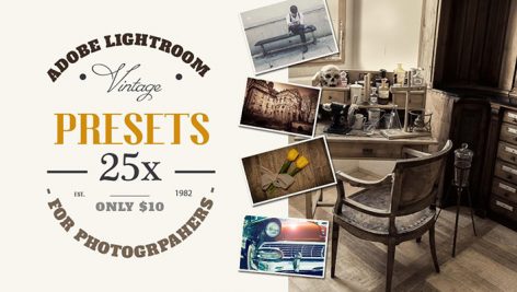 دانلود ۲۵ پریست لایت روم : Lightroom 25 Vintage Retro Presets