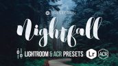 دانلود 30 پریست لایت روم Nightfall Lightroom ACR Presets