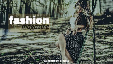 دانلود ۳۵ پریست لایت روم : Fashion 35 Magazine Lightroom Presets