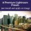 دانلود 8 پریست لایت روم Graphicriver 8 Premium Lightroom Presets