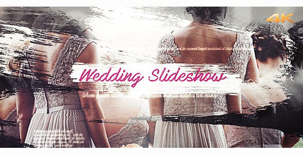 دانلود پروژه آماده افترافکت عروسی Wedding Brush Slideshow