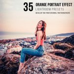 دانلود 35 پریست لایت روم حرفه ای : Orange Portrait Effect Presets