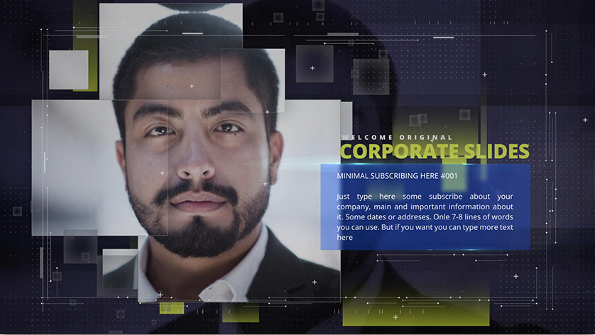 دانلود پروژه آماده افترافکت : معرفی شرکت Clean Corporate Slideshow