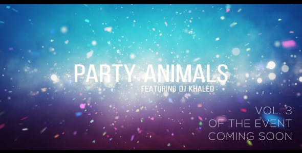 دانلود پروژه آماده افترافکت : تیتراژ فیلم Project Party Animals