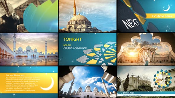 دانلود پروژه آماده افترافکت بمناسبت ماه رمضان : Arabia TV Ramadan Ident Package