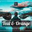 دانلود 30 پریست رنگی لایت روم حرفه ای : Orange and teal Lightroom Presets