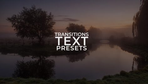 
دانلود ترنزیشن تایتل حرفه ای و زیبای پریمیر : Text Transitions Presets Premiere Pro