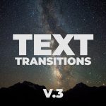 دانلود ترنزیشن تایتل حرفه ای و زیبای پریمیر motionarray Universal Text Transitions V.3