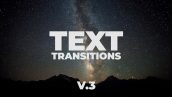دانلود ترنزیشن تایتل حرفه ای و زیبای پریمیر motionarray Universal Text Transitions V.3