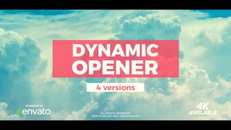 
دانلود پروژه آماده افترافکت : تیتراژ فیلم videohive Dynamic Opener