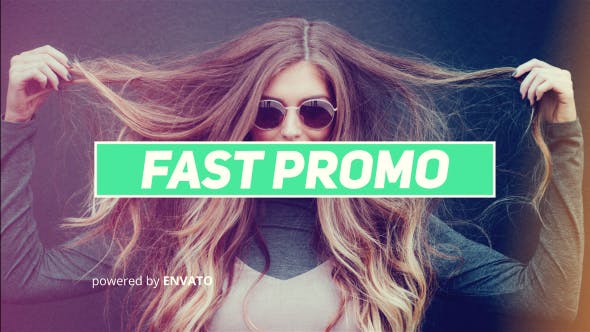 دانلود پروژه آماده افترافکت : تیتراژ فیلم videohive Fast Promo