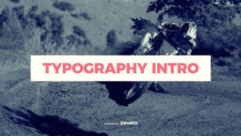 دانلود پروژه آماده افترافکت : تیتراژ فیلم videohive Typography Intro