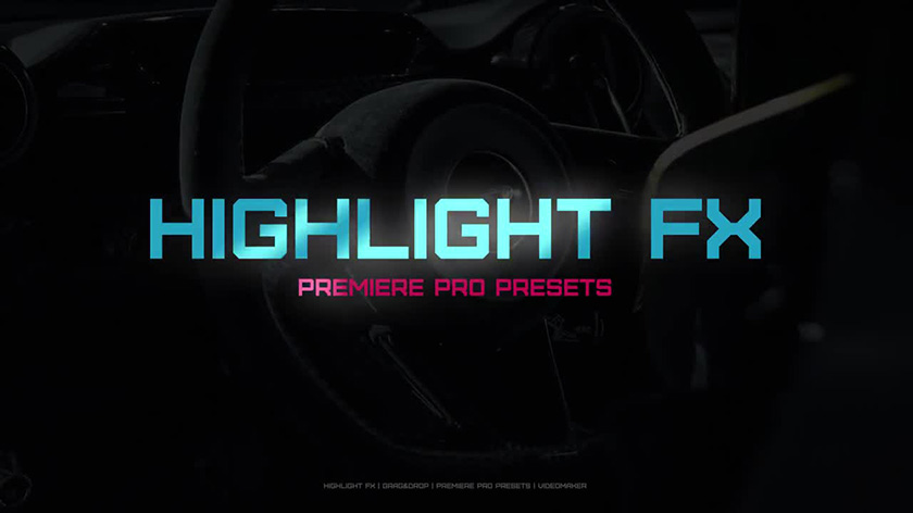 دانلود پریست نوری آماده پریمیر motionarray Highlight FX premiere pro
