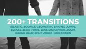 دانلود 200 ترنزیشن پریمیر با رزولوشن 4K بنام Transitions Pack