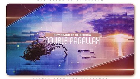 دانلود پروژه آماده افترافکت با موزیک : اسلایدشو Double Parallax Slideshow