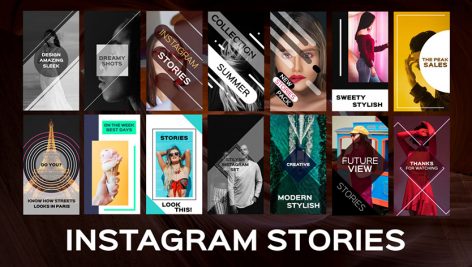 دانلود پروژه آماده پریمیر با موزیک : استوری اینستاگرام  Instagram Stories