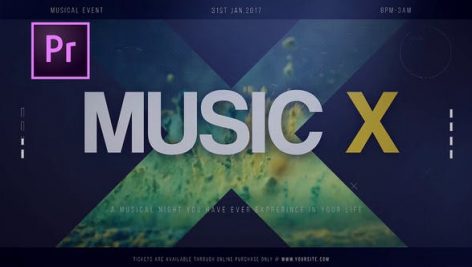 
دانلود پروژه آماده پریمیر با موزیک پروژه : تیتراژ  Music X