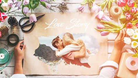 دانلود پروژه آماده افترافکت با موزیک : اسلایدشو عروسی Love Story