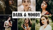 دانلود پریست لایت روم و Camera Raw و اکشن: Dark Moody Lightroom Presets