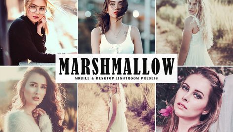 دانلود پریست لایت روم و Camera Raw و اکشن: Marshmallow Lightroom Presets Pack