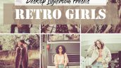 دانلود 20 پریست آماده رنگی لایت روم : Retro Girls Lightroom Presets