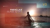 دانلود پروژه آماده افترافکت با موزیک : اسلایدشو Parallax Glass Slides