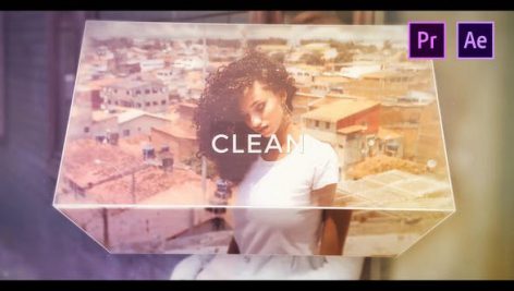 دانلود پروژه آماده پریمیر با موزیک : تیتراژ و لوگو Clean Photo Opener