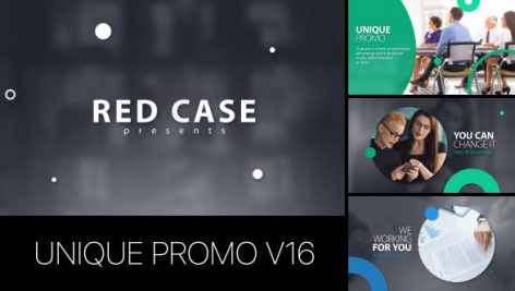دانلود پروژه افترافکت با موزیک : معرفی شرکت و محصولات Unique Promo v16 Corporate Presentation
