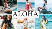 دانلود پریست لایت روم و Camera Raw و اکشن: Aloha Mobile Desktop Lightroom Presets