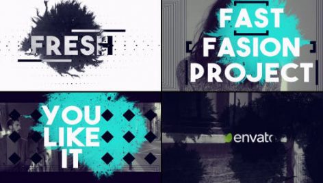 دانلود پروژه آماده افترافکت با موزیک : اسلایدشو Fashion Slideshow
