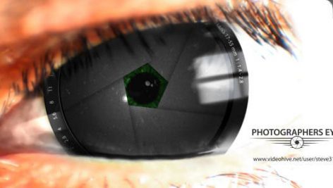 دانلود پروژه آماده افترافکت لوگو آتلیه با موزیک : Photographers Eye Logo