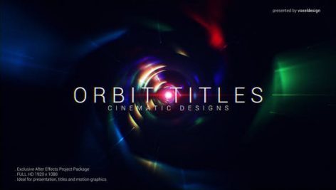 دانلود پروژه آماده تایتل افترافکت فوق حرفه ای Orbit Cinematic Titles