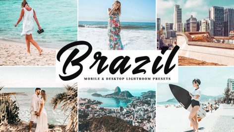 دانلود پریست لایت روم و Camera Raw و اکشن Brazil Lightroom Presets Pack