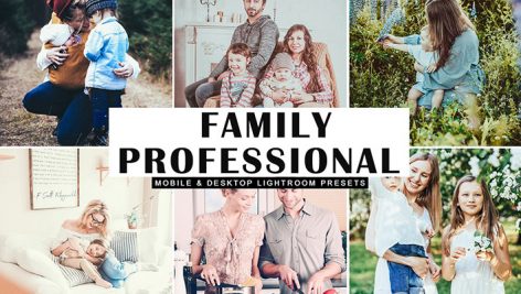 دانلود پریست لایت روم و Camera Raw و اکشن: Family Professional Lightroom Preset