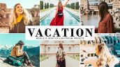 دانلود پریست لایتروم و Camera Raw و اکشن: Vacation Lightroom Presets Pack