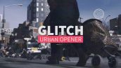 پروژه پریمیر تیتراژ با افکت گلیچ و نویز و پارازیت Glitch Urban Opener